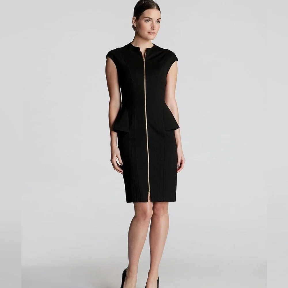 Ted Baker “Jumana” Peplum Dress, size “5” (L)